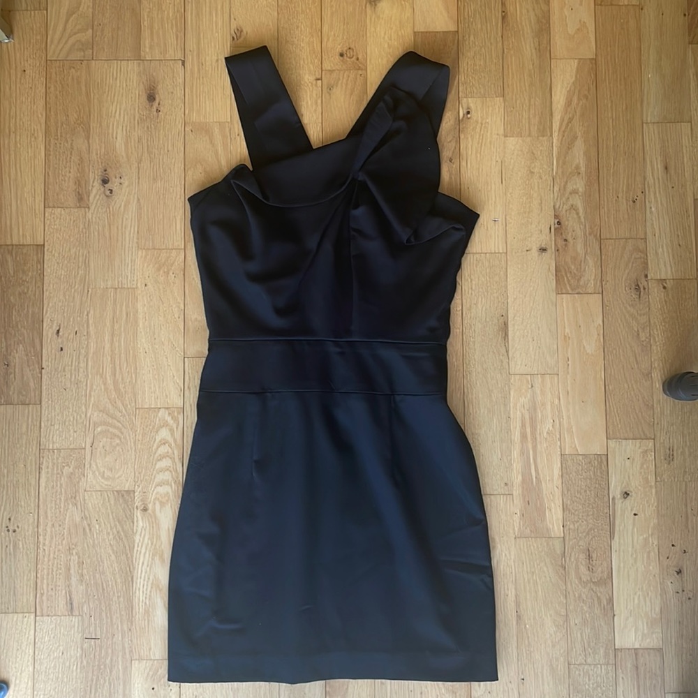Black Halo Cocktail Dress Size 2 Halter